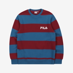 Fila Color Stripe - Miesten Hoodie - denimi | FI-13419